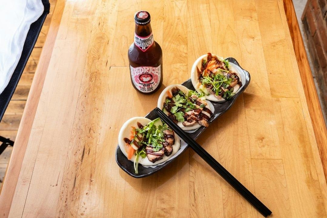 Bao (Steamed Buns) from Oolong Asian Cuisine in Dubuque, IA