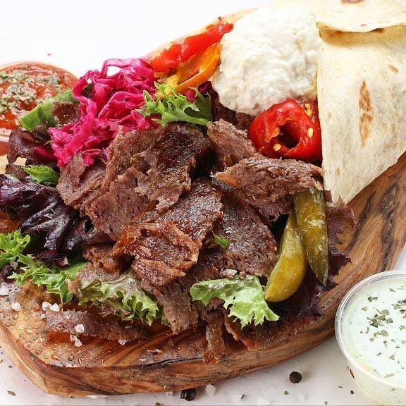 The Baba Wrap from DoneRight Doner Kebab in Hoboken, NJ