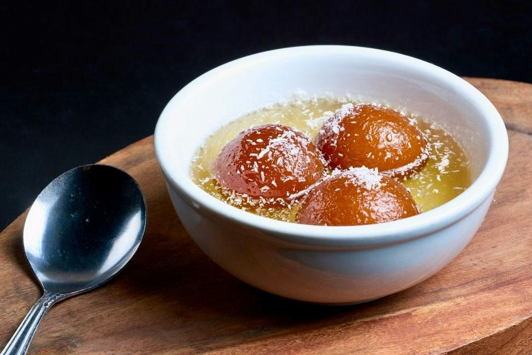 Gulab Jamun from Rock N Grill Indian Authentic Cuisine & Bar in Round Rock, TX