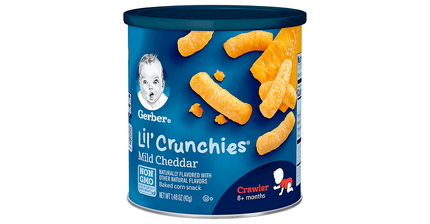 Gerber Graduates Lil' Crunchies Mild Cheddar (1.48 oz) from EatStreet Convenience - S Fish Hatchery Rd in Fitchburg, WI