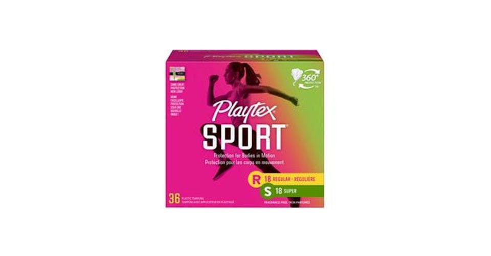 Playtex Sport Tampons Multi-Pack Unscented (36 ct) from CVS - N 14th St in Sheboygan, WI