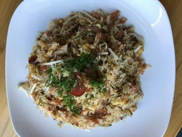 Bacon Egg Fried Rice from Tavernakaya in Madison, WI