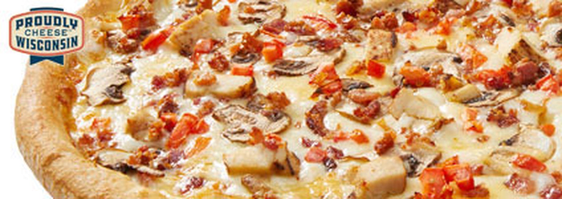 Chicken Alfredo Cheesemaker Pizza from Toppers Pizza: Janesville in Janesville, WI