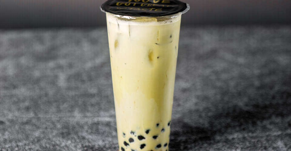 Green Tea Boba from Top Grill Teriyaki Bowl in Murrieta, CA