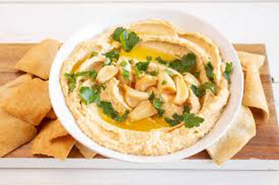 Rstd Garlic Hummus w/Pita from King's Pizza & Subs in Baltimore, MD