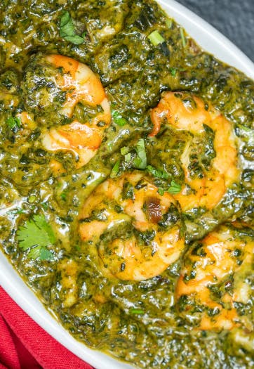 Saag Prawn from Favorite Indian Restaurant - Hayward in Hayward, CA