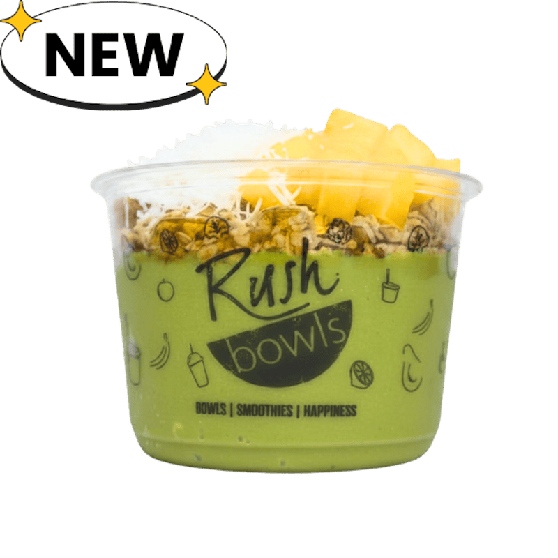 Green Goodness from Rush Bowls - Washington Ave in Houston, TX