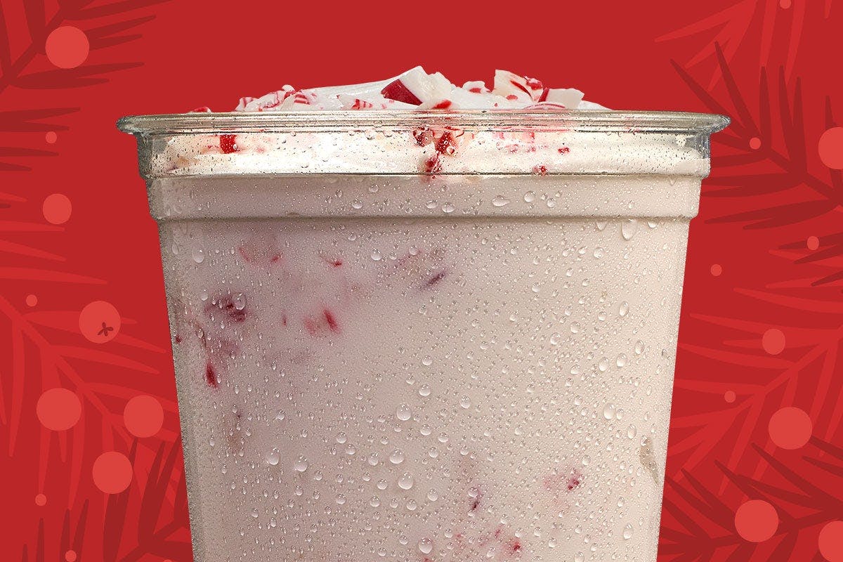 White Chocolate Peppermint Shake from MOOYAH - Tiverton Casino Blvd in Tiverton, RI