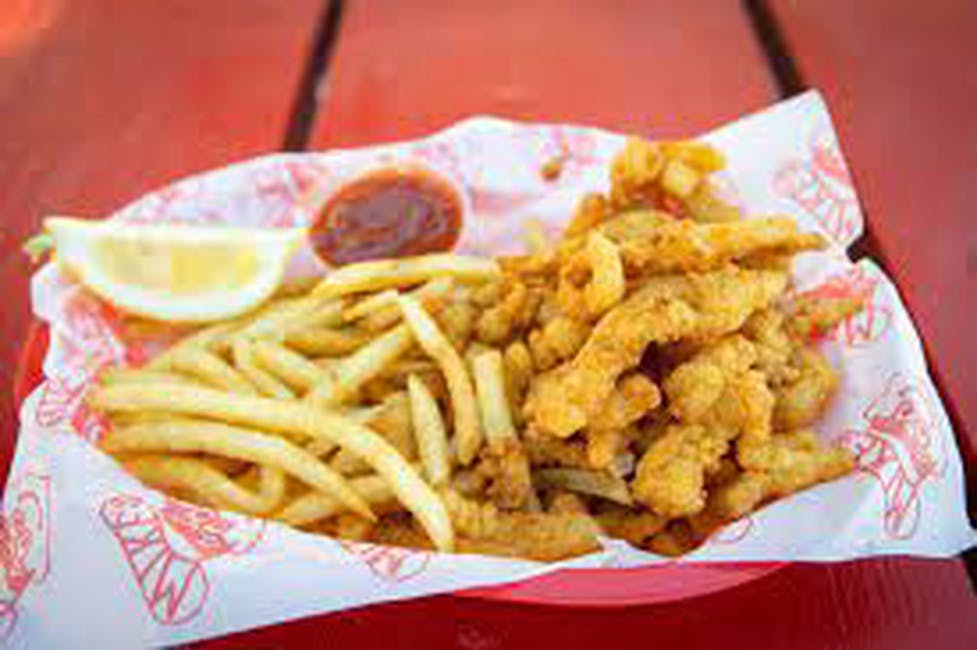 Clams Strip Platter from King's Pizza & Subs in Baltimore, MD