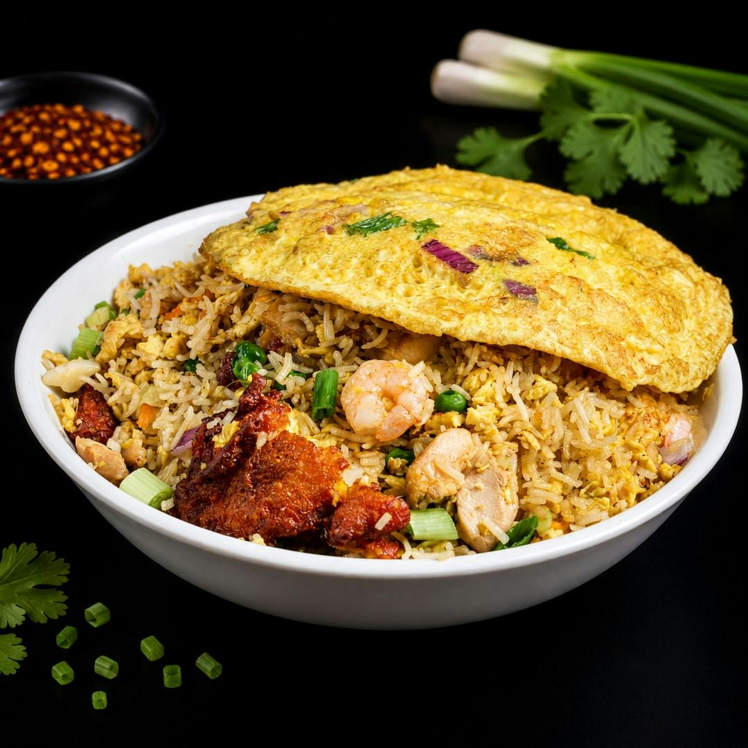 Nasi Goreng Fried Rice from Rock N Grill Indian Authentic Cuisine & Bar in Round Rock, TX