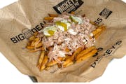 Pickle Ranch Loaded Fries with Pulled Pork from Dickey's Barbecue Pit - NE 20th St. in Bellevue, WA