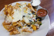Homemade Nachos from Candlelite Chicago in Chicago, IL