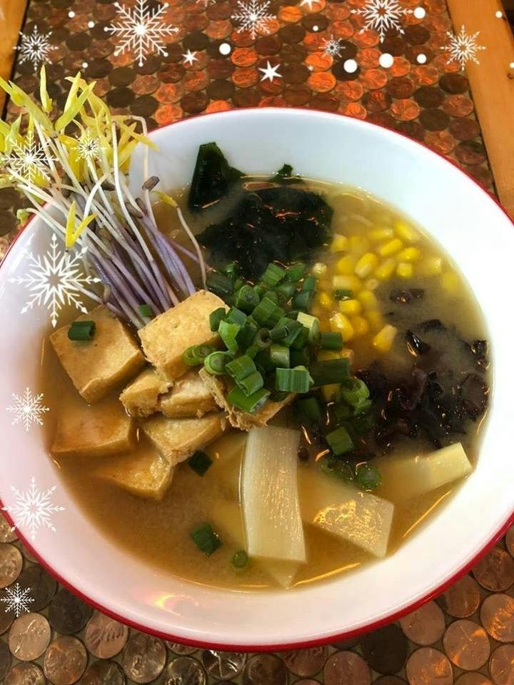 Vegan Miso Ramen from Oolong Asian Cuisine in Dubuque, IA