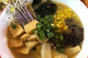 Vegan Miso Ramen from Oolong Asian Cuisine in Dubuque, IA