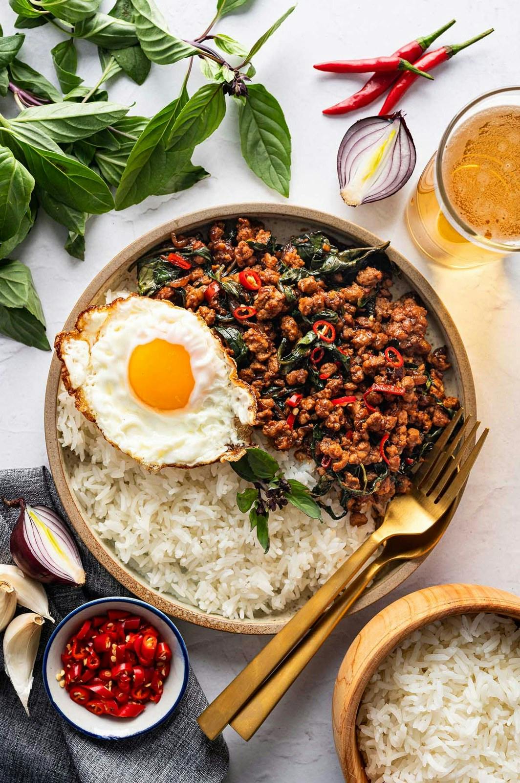 Traditional Thai Basil (GF) from Thai Basil Restaurant in Ithaca, NY
