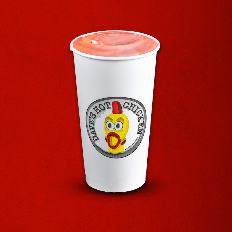 Small Strawberry Shake from Dave's Hot Chicken - S Oneida St in Green Bay, WI
