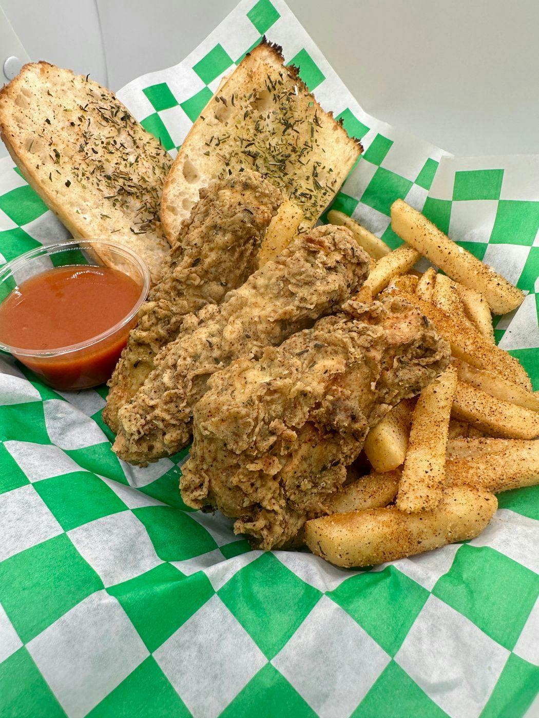 Kane's Chicken Fingers from Justveggiez in Madison, WI