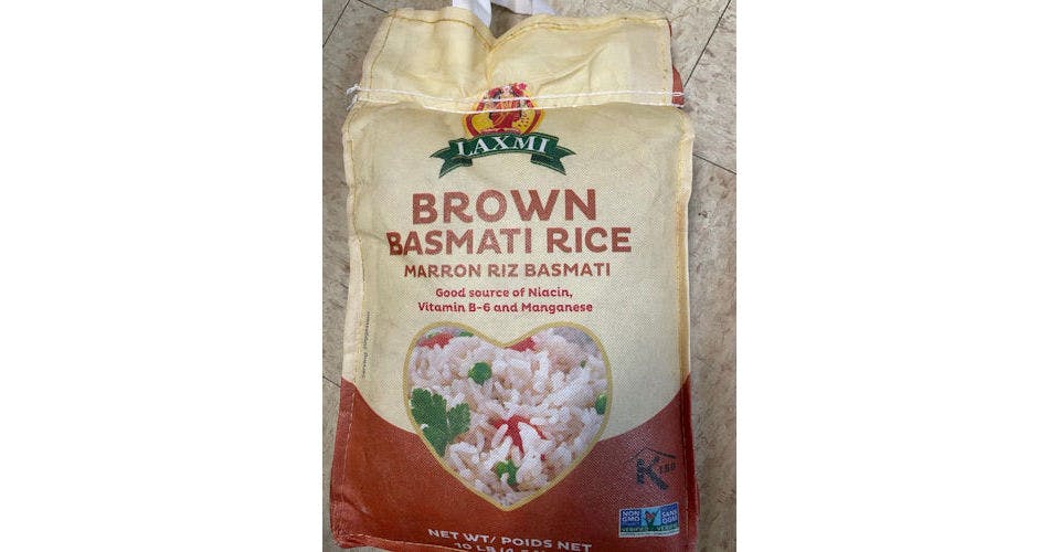 Laxmi Brown Basmati Rice (10lb) from Maharaja Grocery & Liquor in Madison, WI