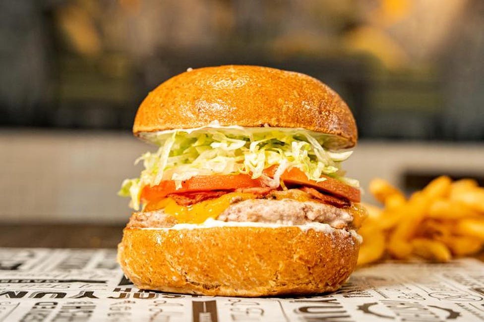 21.Turkey Bacon Cheese Burger. from 25 Burgers & Pizzas in New Brunswick, NJ