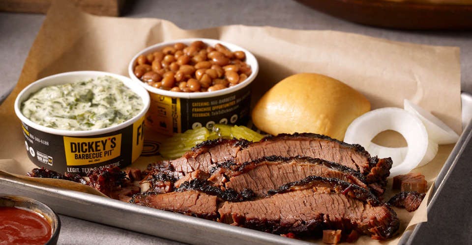 Brisket Plate from Dickey's Barbecue Pit: Middleton (WI-0842) in Middleton, WI