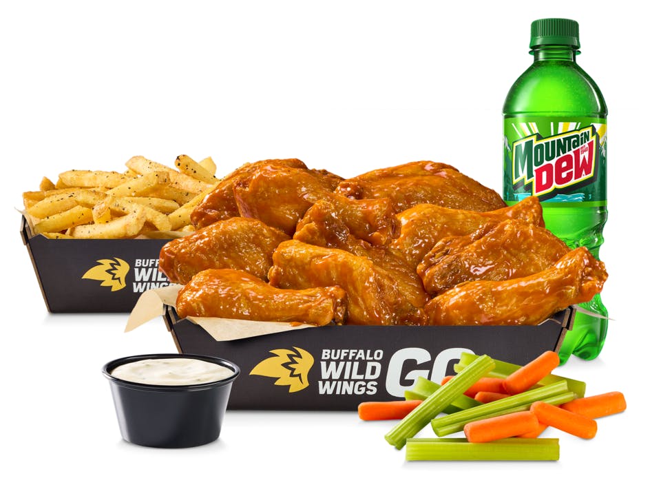 10 Bone-in Wings Combo from Buffalo Wild Wings GO - Potranco Rd in San Antonio, TX