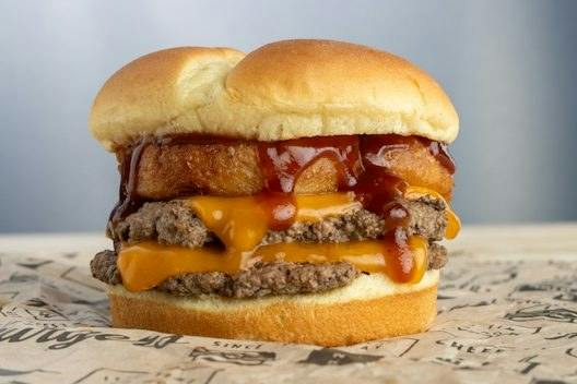 Rodeo Burger from Wayback Burgers - Riverside Dr. in Irving, TX