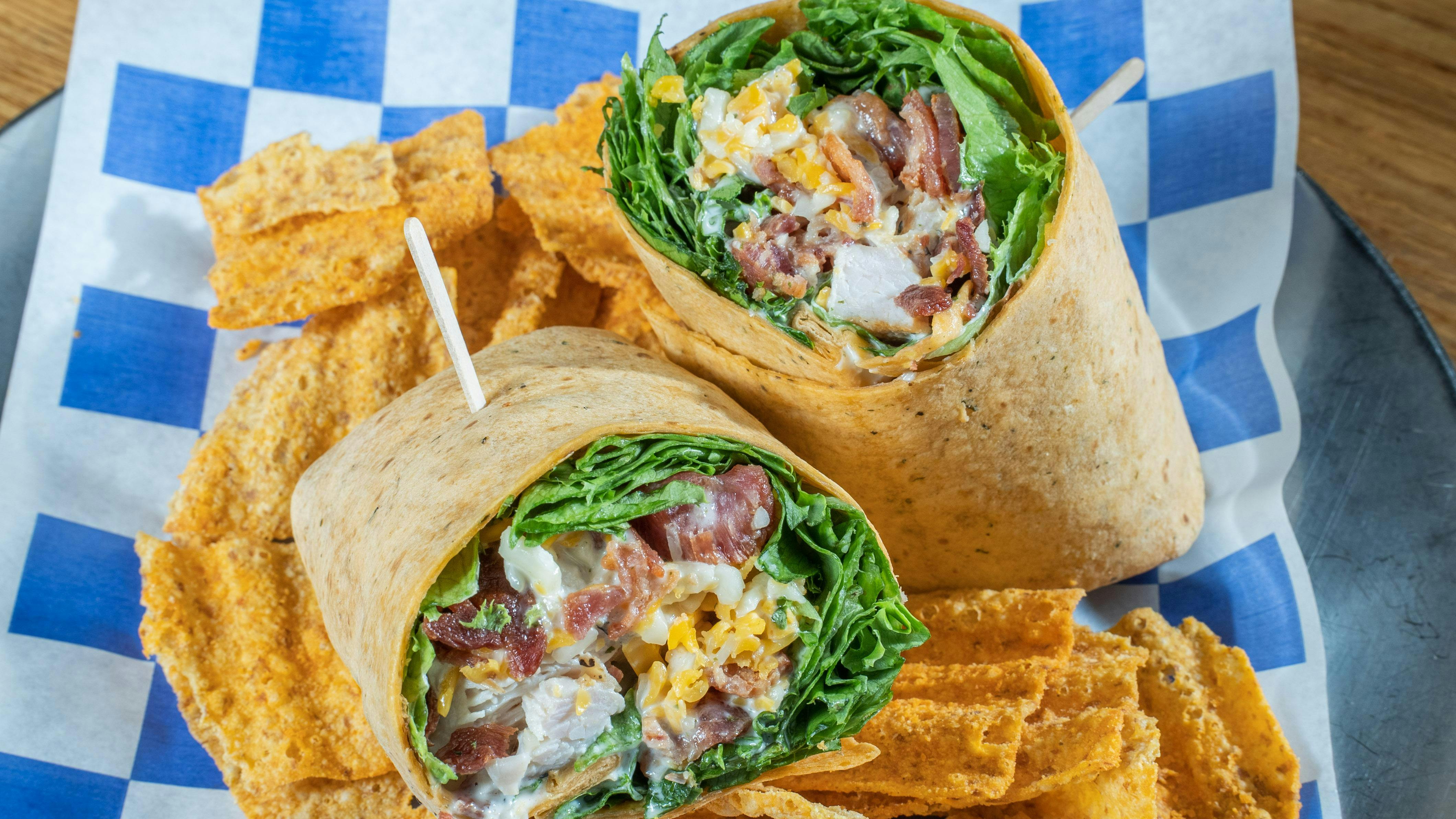 Chicken Bacon Ranch Wrap from Austin Salad Company - East 6th St in Austin, TX
