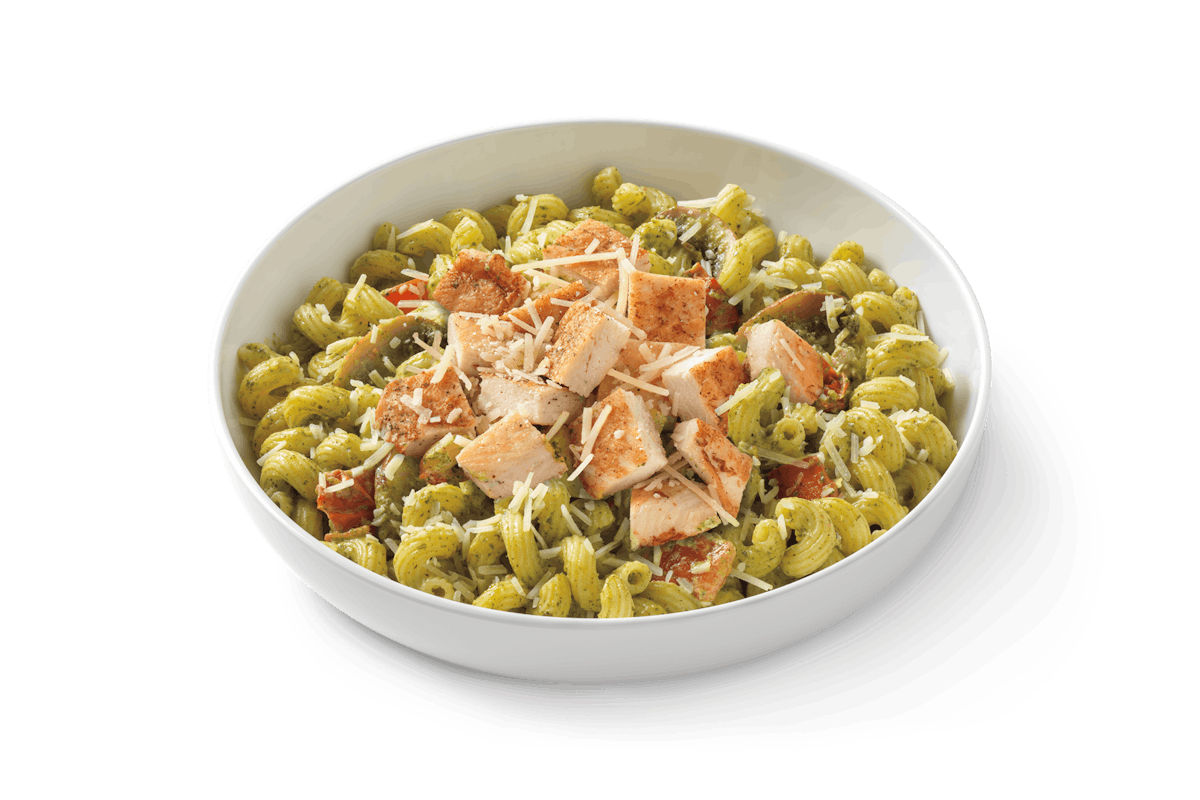 Pesto Cavatappi with Grilled Chicken from Noodles & Company - Topeka in Topeka, KS