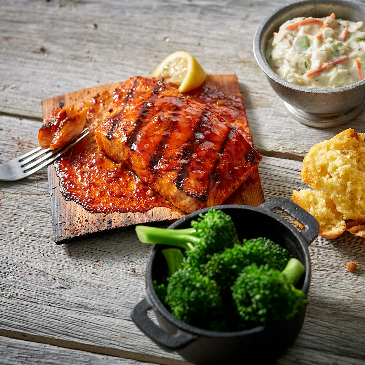 Cedar Plank Salmon from Famous Dave's - Eau Claire in Eau Claire, WI