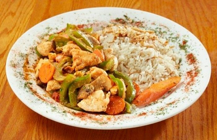 Chicken Ghallaba from Palm Palace Restaurant in Ann Arbor, MI