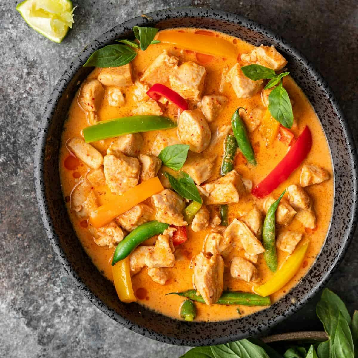Panang Curry Entree (GF) from Thai Basil Restaurant in Ithaca, NY