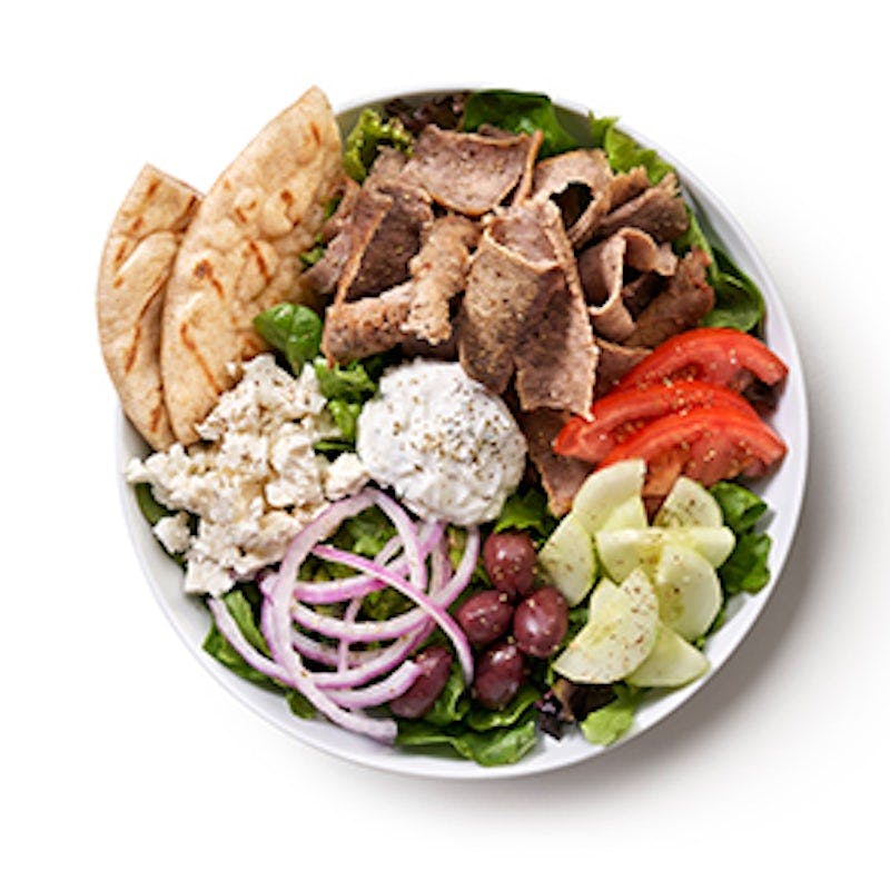 Traditional Gyro Bowl from The Simple Greek - Carondelet St in New Orleans, LA