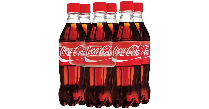 Coca-Cola Soda 6-pack (17 oz) from EatStreet Convenience - N Main St in Fond du Lac, WI