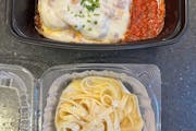 side of pasta with cream sauce from Nino's Italian Restaurant in Atlanta, GA