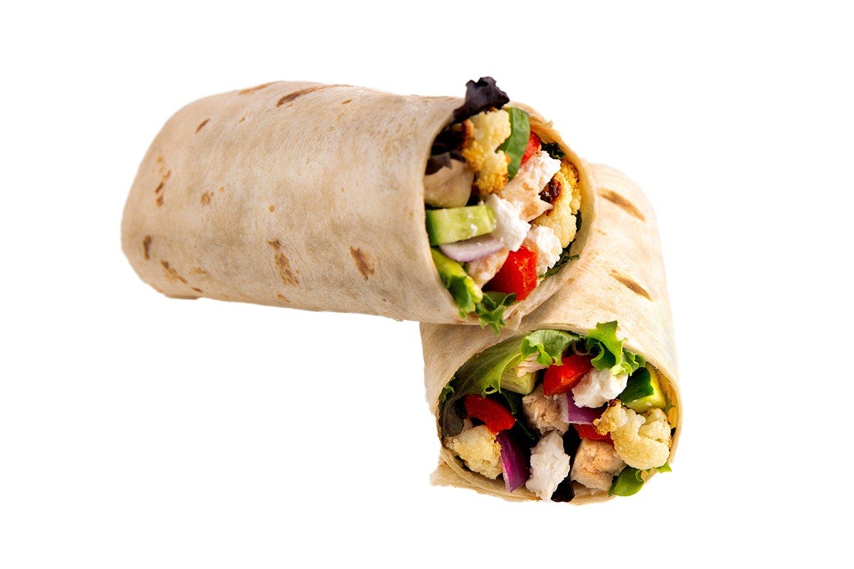Grilled Chicken Mediterranean Wrap from Frutta Bowls - N 12th St in Murray, KY