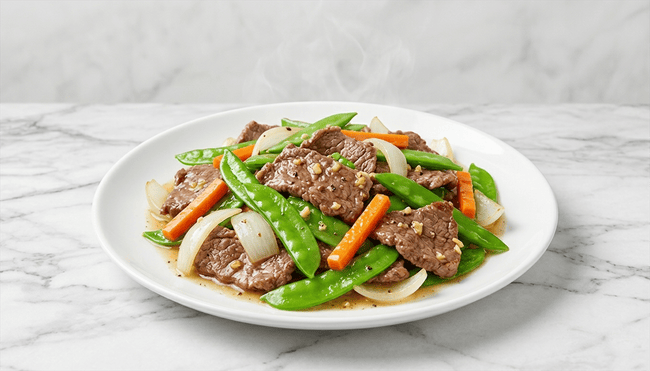 Beef with Chinese Snow Peas from Autumn Court Chinese Restaurant in Phoenix, AZ