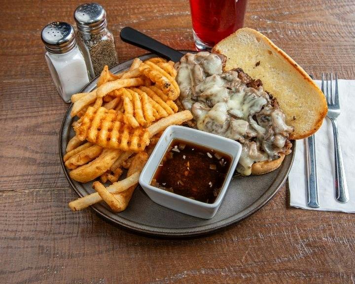 French Dip from Plank Road Plate + Pour in De Pere, WI