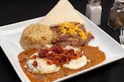 Huevos Rancheros Plate from Chili Shack in Lakewood, CO