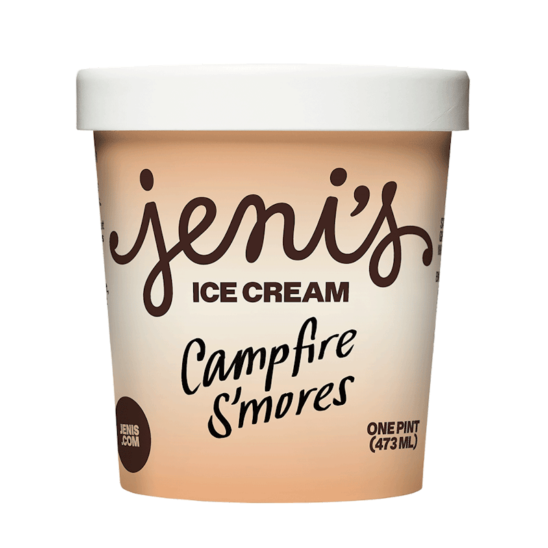 Campfire S'Mores Ice Cream Pint from Jeni's Splendid Ice Creams - 3657 N Clark St in Chicago, IL