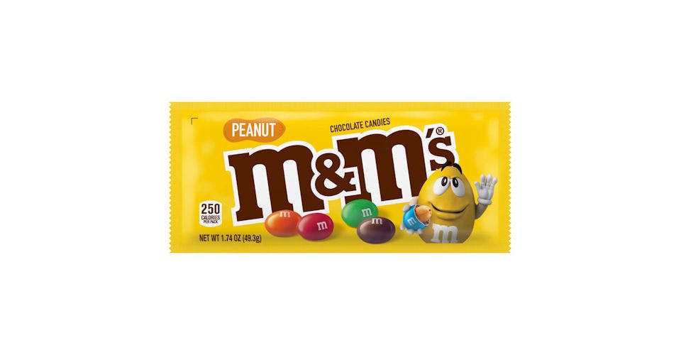 M&M's Peanut Candy (1.74 oz) from Casey's General Store: Cedar Cross Rd in Dubuque, IA