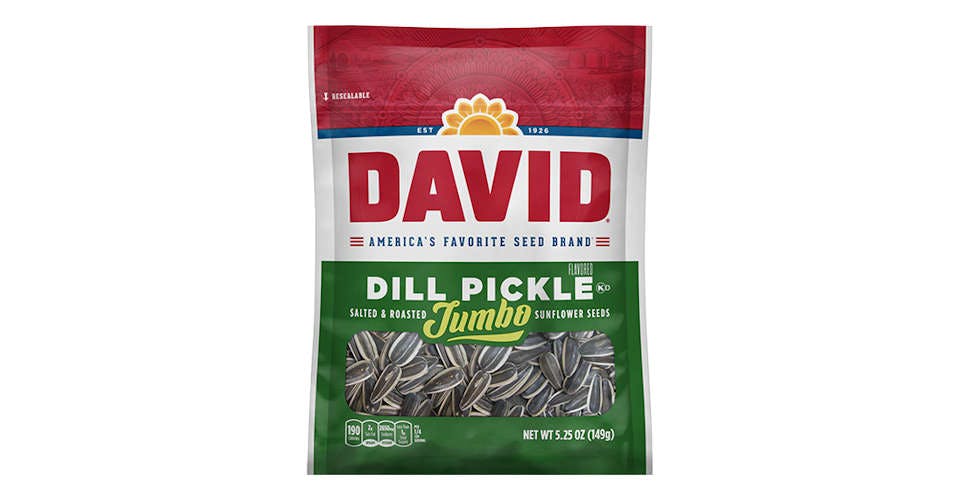 David Sunflower Seeds Dill Pickle, 5.25 oz. from Ultimart - Merritt Ave in Oshkosh, WI