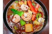Seafood Beef Spicy Hot Pot from Ruyi Hand Pulled Noodle in Madison, WI