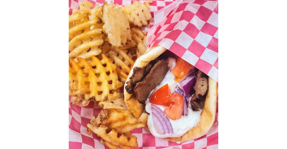 Traditional Gyro Sandwich from Just Gyros by GR's in Janesville, WI