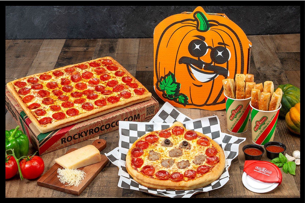 Pumpkin Monster Deal - Pumpkin Pizza from Rocky Rococo - Madison Beltline Hwy in Madison, WI