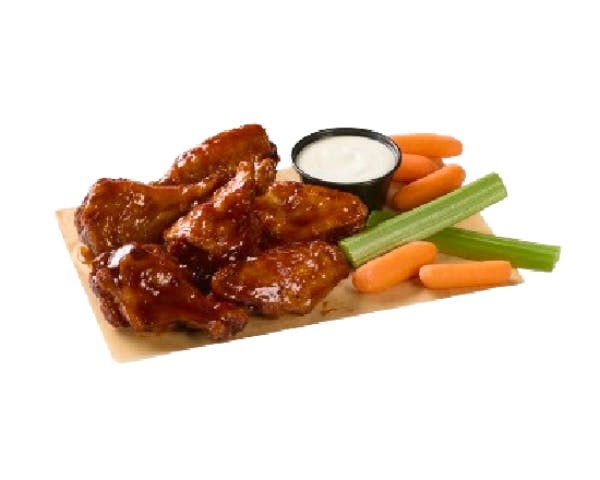 6 Luau BBQ Traditional Wings from Buffalo Wild Wings GO - Huntington Dr in Duarte, CA