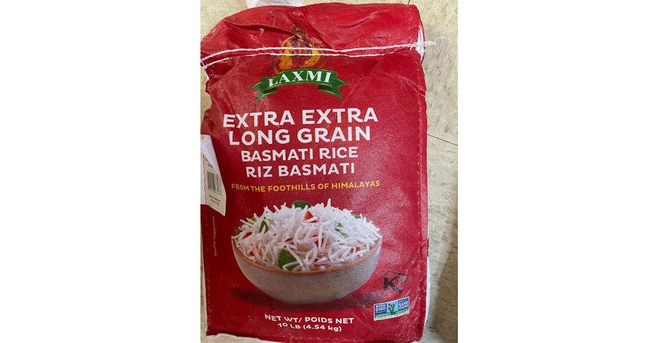 Laxmi Extra Extra Long Basmati Rice (10lb) from Maharaja Grocery & Liquor in Madison, WI