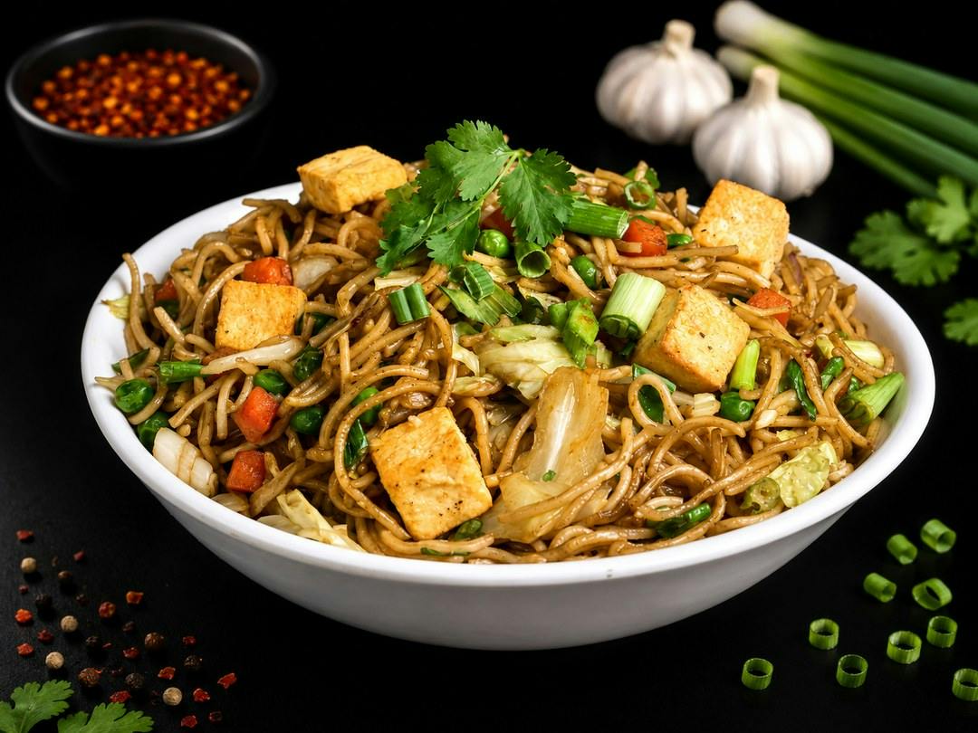 Hakka Paneer Veg Noodles from Rock N Grill Indian Authentic Cuisine & Bar in Round Rock, TX