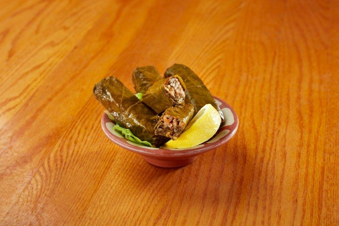 Small Lamb Grape Leaves (4) from Palm Palace Restaurant in Ann Arbor, MI