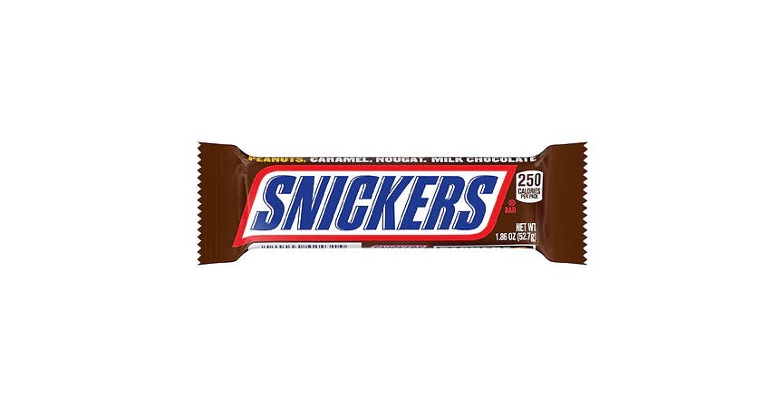 Snickers Singles Size Chocolate Candy Bars (2 oz) from EatStreet Convenience - Grand Ave in Ames, IA