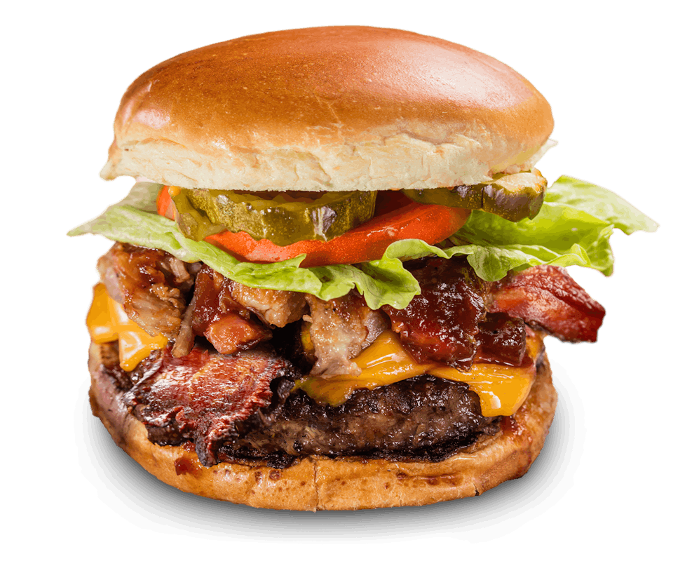 Ultimate Burger* from Famous Dave's - Northdale Blvd NW in Coon Rapids, MN
